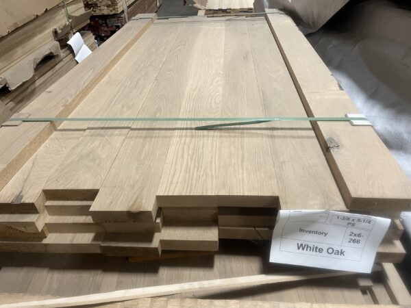 2x6 Solid White Oak