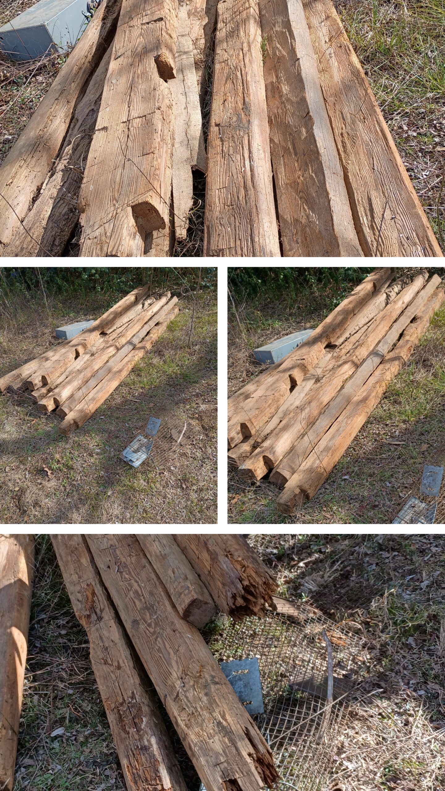 Reclaimed White Oak Beams
