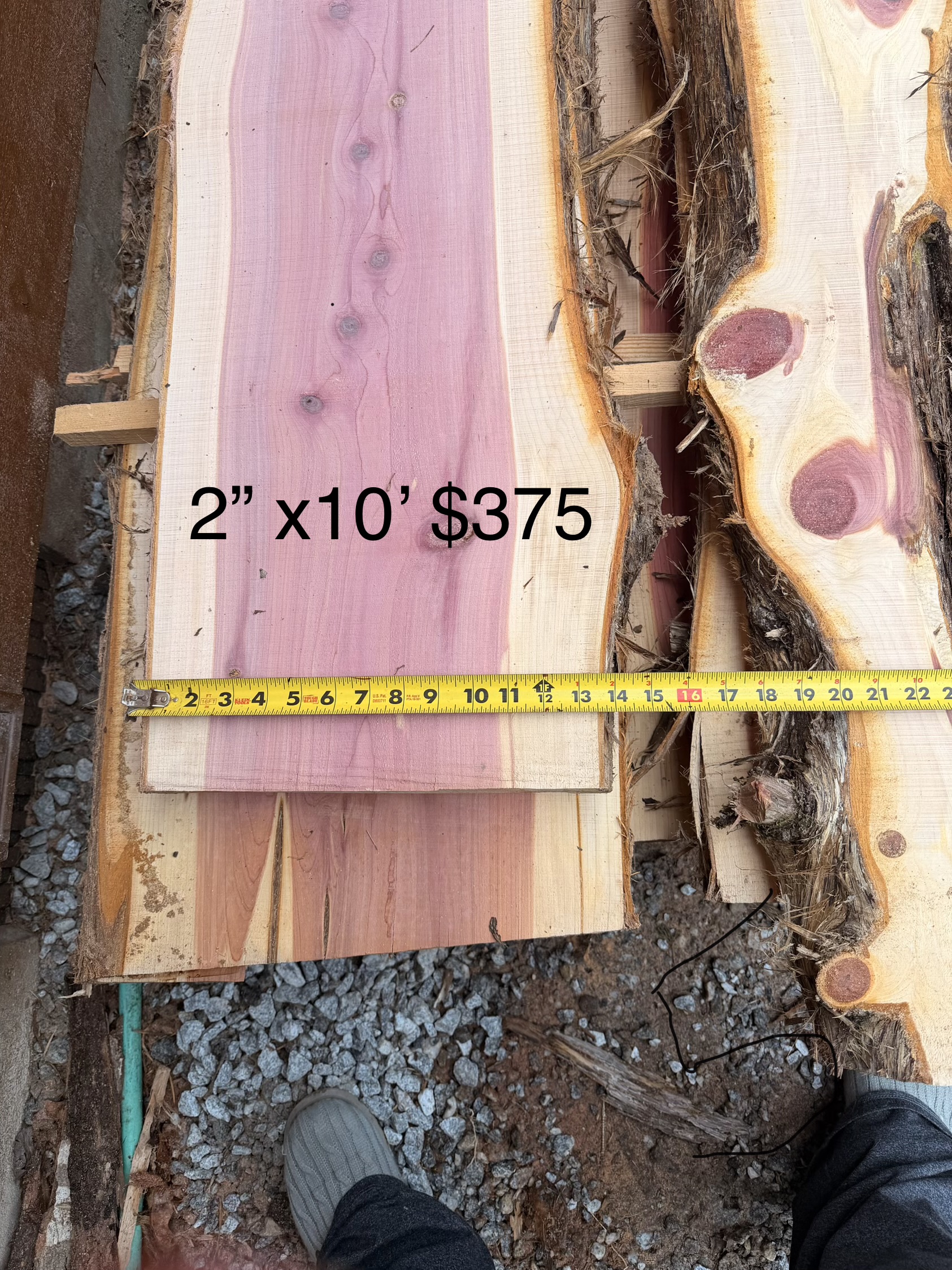 Eastern Red Cedar Slabs 250 years old - Image 4