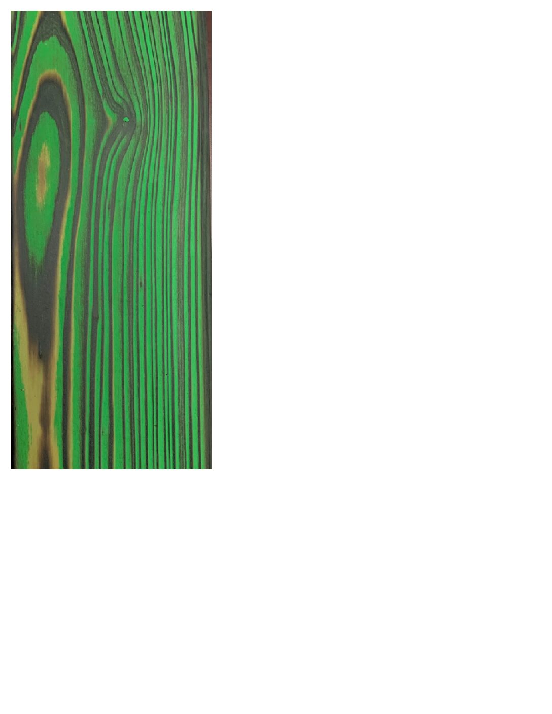 Resawn Timber Co. – Color "YASAI" (GREEN): Shou Sugi Ban Charred Cypress (T and G 13/16" x 5 1/8")