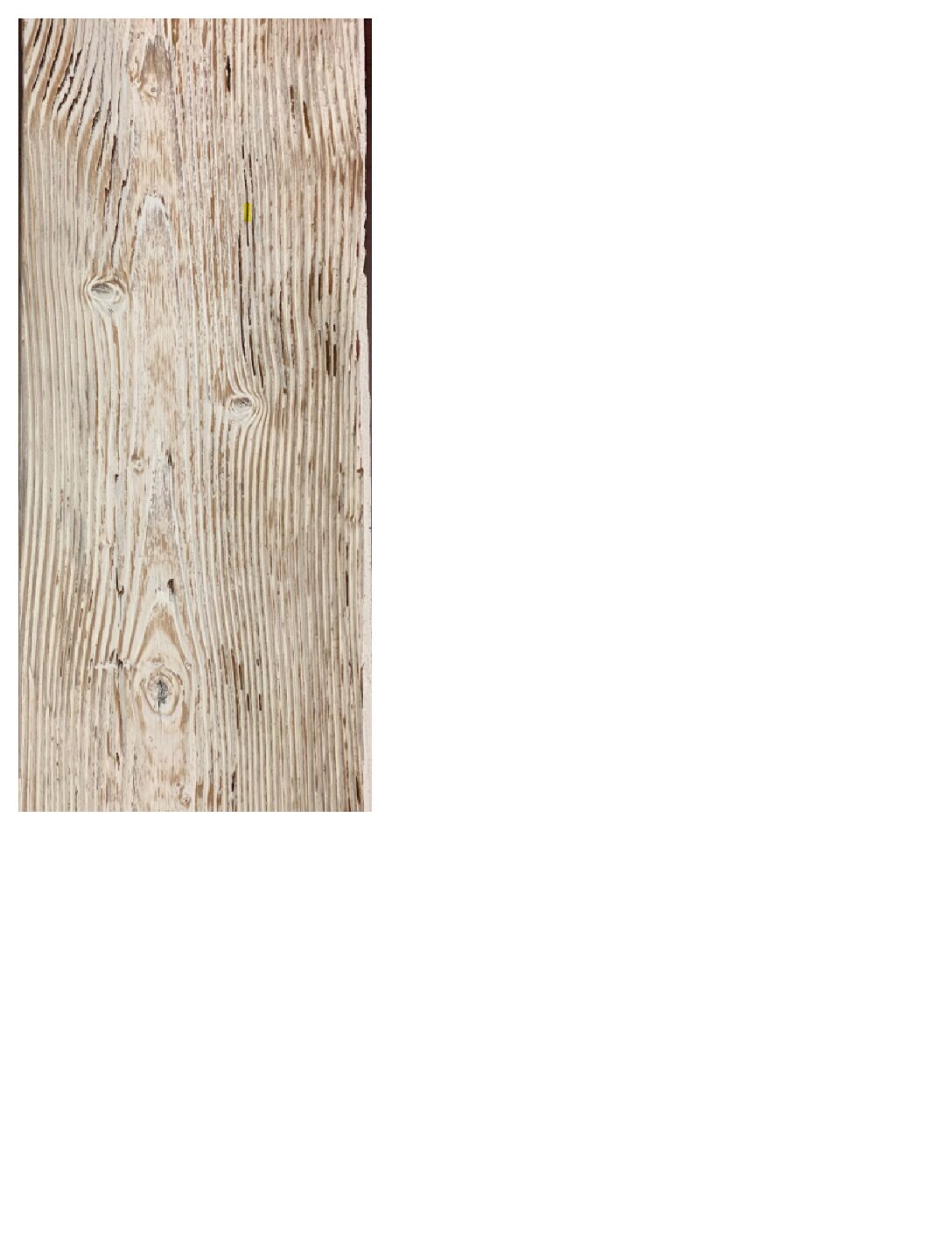 Reclaimed Hemlock – BUCOLIC BLANC (WHITE):  (T and G 13/16" x 7")